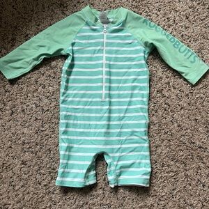 Rugged Butts 12-18M Boys Rashguard Swimsuit